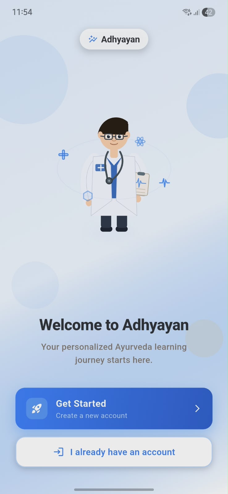 Adhyayan App Screenshot
